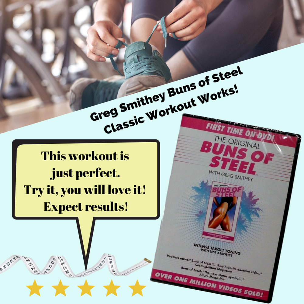 The Original Buns of Steel DVD Greg Smithey Great Buns Hit Lower Body Workout - Picture 4 of 5